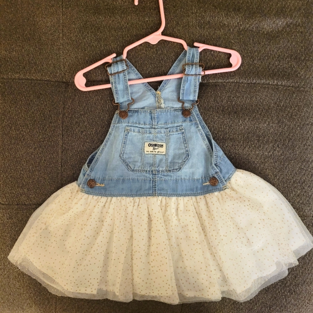 3/$25 Oshkosh Overall Dress